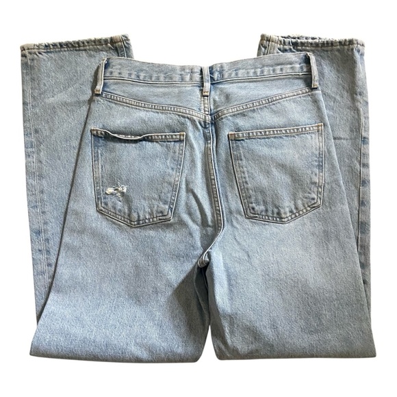 AGOLDE 90's Mid Rise Loose Fit in Snapshot 100% Organic Cotton Sz 24 - Picture 3 of 7